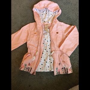 Fall jacket and t shirt matching set